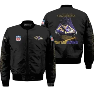 Baltimore Ravens Fans Gift Bomber Jacket, All Over Print Bomber Jacket For Sport Fan NFL136072425275