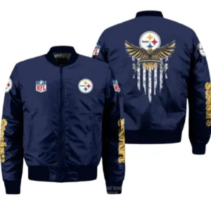 Pittsburgh Steelers Fans Gift Bomber Jacket, All Over Print Bomber Jacket For Sport Fan NFL136072425298