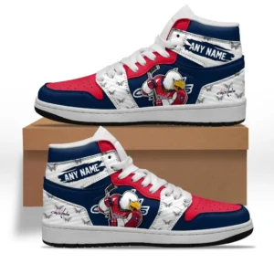 Washington Capitals Fans Gift Air Jordan 1 High, All Over Print Air Jordan 1 High For Sport Fan, Custom Name NHL109080125460