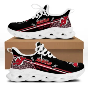 New Jersey Devils Fans Gift Max Soul Shoes, All Over Print Max Soul Shoes For Sport Fan, Custom Name NHL109080125497