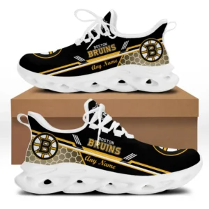 Boston Bruins Fans Gift Max Soul Shoes, All Over Print Max Soul Shoes For Sport Fan, Custom Name NHL109080125506