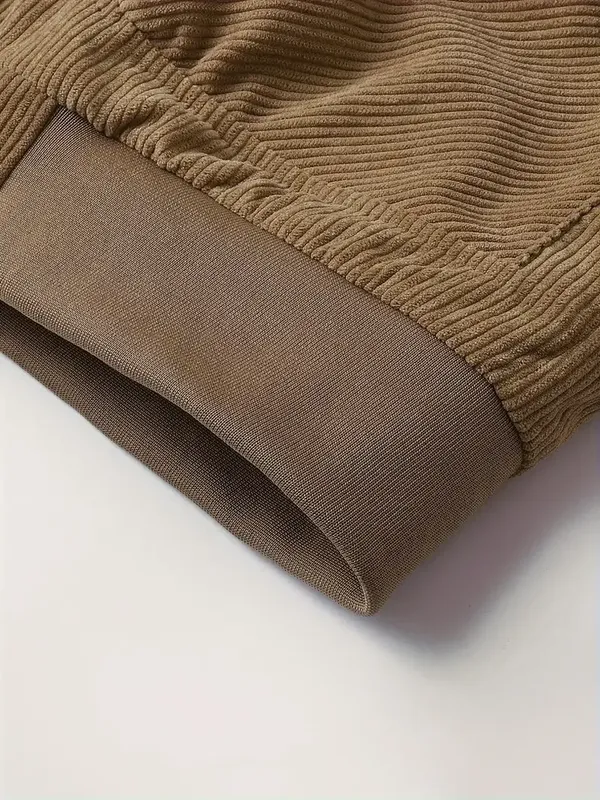 thickened corduroy jacket khaki 4
