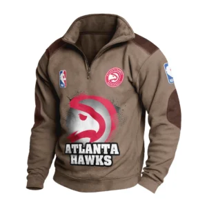 Sport Fan Stand-up Collar Sweatshirt For Football Lover HVN1243AH081625 - Brown
