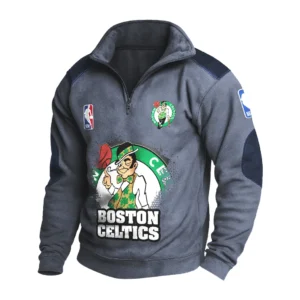 Sport Fan Stand-up Collar Sweatshirt For Sport Lover HVN1243BC081625 - Dark Gray