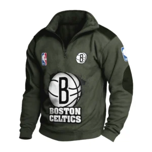 Sport Fan Stand-up Collar Sweatshirt For Sport Lover HVN1243BN081625 - Army Green