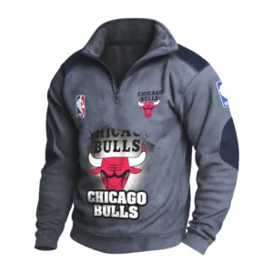 Sport Fan Stand-up Collar Sweatshirt For Sport Lover HVN1243CB081625 - Dark Gray