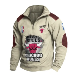 Sport Fan Stand-up Collar Sweatshirt For Sport Lover HVN1243CB081625 - Off White