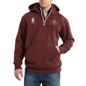 Sport Fan Casual Stand Up Collar Hoodie For Sport Lover HVN1243DN081625 - Deep Red