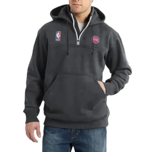 Sport Fan Casual Stand Up Collar Hoodie For Sport Lover HVN1243DP081625 - Dark Gray