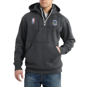 Sport Fan Casual Stand Up Collar Hoodie For Sport Lover HVN1243GSW081625 - Dark Gray