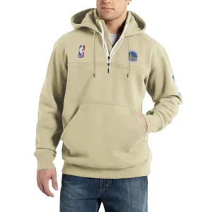 Sport Fan Casual Stand Up Collar Hoodie For Sport Lover HVN1243GSW081625 - Off White