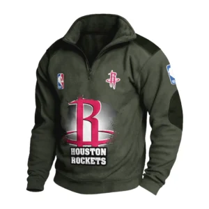 Sport Fan Stand-up Collar Sweatshirt For Sport Lover HVN1243HR081625 - Army Green