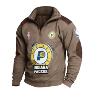 Sport Fan Stand-up Collar Sweatshirt For Football Lover HVN1243IP081625 - Brown