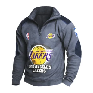 Sport Fan Stand-up Collar Sweatshirt For Sport Lover HVN1243LAL081625 - Dark Gray