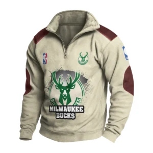 Sport Fan Stand-up Collar Sweatshirt For Sport Lover HVN1243MB081625 - Off White