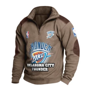 Sport Fan Stand-up Collar Sweatshirt For Football Lover HVN1243OCT081625 - Brown