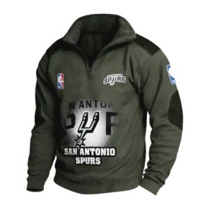 Sport Fan Stand-up Collar Sweatshirt For Sport Lover HVN1243SAS081625 - Army Green