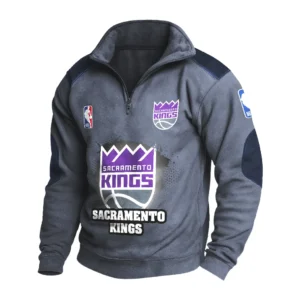 Sport Fan Stand-up Collar Sweatshirt For Sport Lover HVN1243SK081625 - Dark Gray