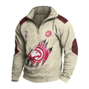 Sport Fan Stand-up Collar Sweatshirt For Sport Lover HVN1244AH082025 - Off White