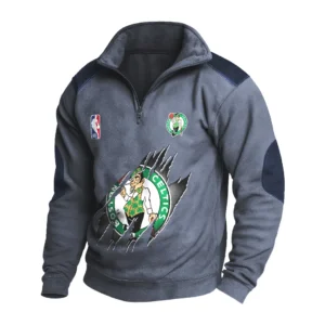 Sport Fan Stand-up Collar Sweatshirt For Sport Lover HVN1244BC082025 - Dark Gray