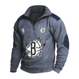 Sport Fan Stand-up Collar Sweatshirt For Sport Lover HVN1244BN082025 - Dark Gray