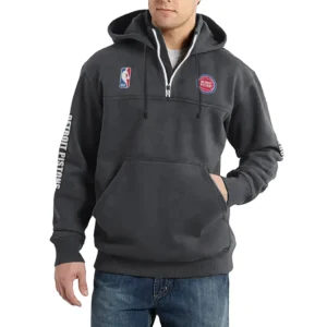 Sport Fan Casual Stand Up Collar Hoodie For Sport Lover HVN1244DP082025 - Dark Gray