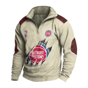 Sport Fan Stand-up Collar Sweatshirt For Sport Lover HVN1244DP082025 - Off White