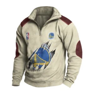 Sport Fan Stand-up Collar Sweatshirt For Sport Lover HVN1244GSW082025 - Off White