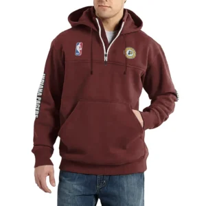 Sport Fan Casual Stand Up Collar Hoodie For Sport Lover HVN1244IP082025 - Deep Red