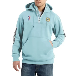Sport Fan Casual Stand Up Collar Hoodie For Sport Lover HVN1244IP082025 - Light Blue