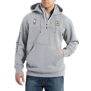 Sport Fan Casual Stand Up Collar Hoodie For Sport Lover HVN1244IP082025 - Light Gray