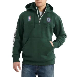 Sport Fan Casual Stand Up Collar Hoodie For Sport Lover HVN1244LAC082025 - Dark Green
