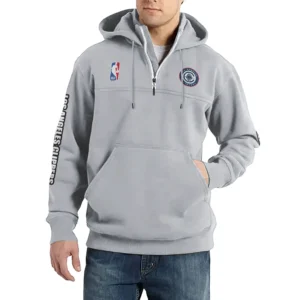 Sport Fan Casual Stand Up Collar Hoodie For Sport Lover HVN1244LAC082025 - Light Gray