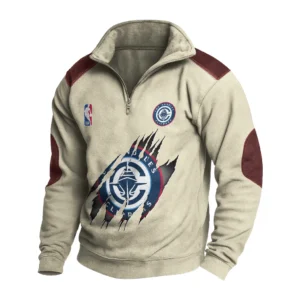 Sport Fan Stand-up Collar Sweatshirt For Sport Lover HVN1244LAC082025 - Off White