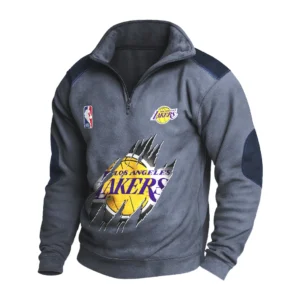 Sport Fan Stand-up Collar Sweatshirt For Sport Lover HVN1244LAL082025 - Dark Gray