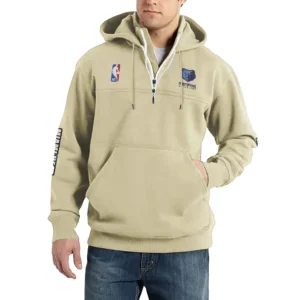 Sport Fan Casual Stand Up Collar Hoodie For Sport Lover HVN1244MG082025 - Off White