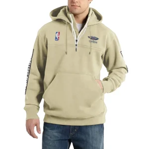Sport Fan Casual Stand Up Collar Hoodie For Sport Lover HVN1244NOP082025 - Off White