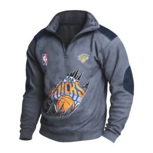 Sport Fan Stand-up Collar Sweatshirt For Sport Lover HVN1244NYK082025 - Dark Gray