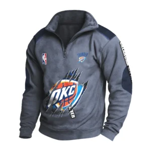 Sport Fan Stand-up Collar Sweatshirt For Sport Lover HVN1244OCT082025 - Dark Gray