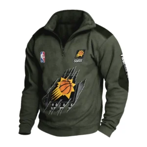 Sport Fan Stand-up Collar Sweatshirt For Sport Lover HVN1244PS082025 - Army Green