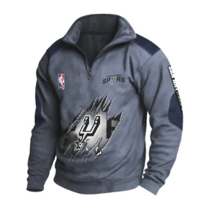 Sport Fan Stand-up Collar Sweatshirt For Sport Lover HVN1244SAS082025 - Dark Gray