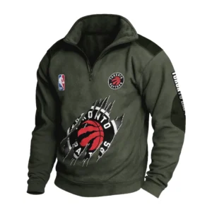 Sport Fan Stand-up Collar Sweatshirt For Sport Lover HVN1244TR082025 - Army Green