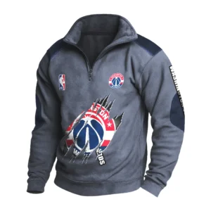 Sport Fan Stand-up Collar Sweatshirt For Sport Lover HVN1244WW082025 - Dark Gray