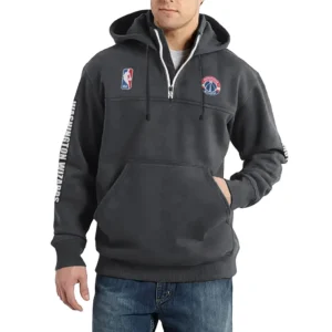 Sport Fan Casual Stand Up Collar Hoodie For Sport Lover HVN1244WW082025 - Dark Gray