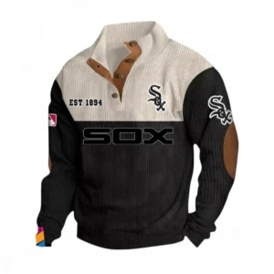 Baseball Fans Gift Men's Stand Up Collar Base Shirt, All Over Print Men's Mock Neck Base Layer For Sport Fan MLB145080525000-Black