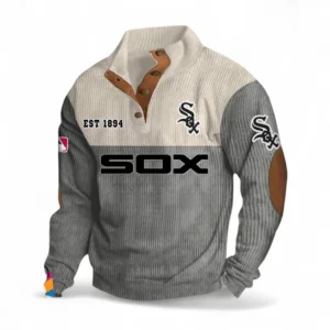 Baseball Fans Gift Men's Stand Up Collar Base Shirt, All Over Print Men's Mock Neck Base Layer For Sport Fan MLB145080525000-Gray