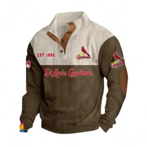 Baseball Fans Gift Men's Stand Up Collar Base Shirt, All Over Print Men's Mock Neck Base Layer For Sport Fan MLB145080525004-Brown