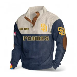 Baseball Fans Gift Men's Stand Up Collar Base Shirt, All Over Print Men's Mock Neck Base Layer For Sport Fan MLB145080525007-Navy Blue