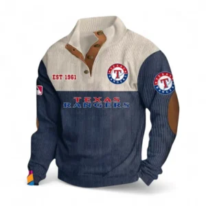 Baseball Fans Gift Men's Stand Up Collar Base Shirt, All Over Print Men's Mock Neck Base Layer For Sport Fan MLB145080525009-Navy Blue