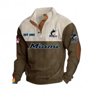 Baseball Fans Gift Men's Stand Up Collar Base Shirt, All Over Print Men's Mock Neck Base Layer For Sport Fan MLB145080525012-Brown